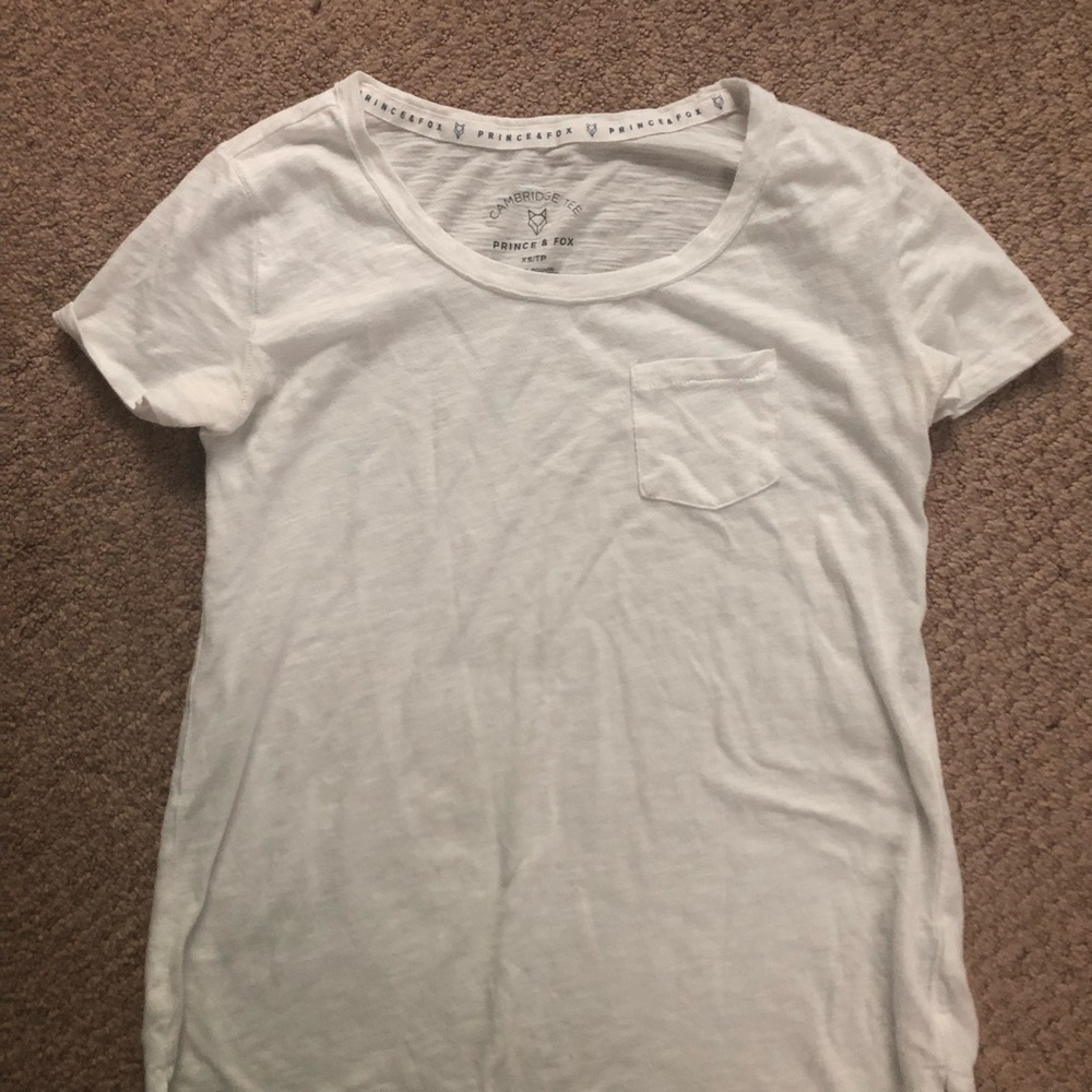 Aeropostale white pocket tee